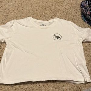 hollister white t-shirt size small